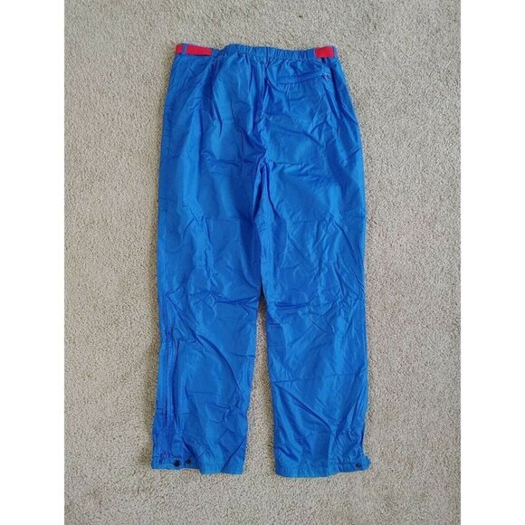 Columbia Vintage Nylon Windbreaker Pants Men’s Size Large Blue Mesh Lined - Picture 3 of 3